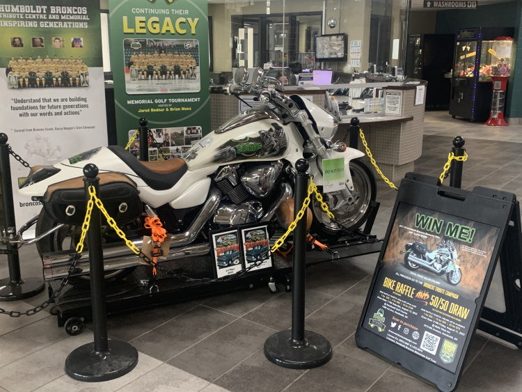 Humboldt Broncos Memorial Golf Tournament raffles off custom 201718